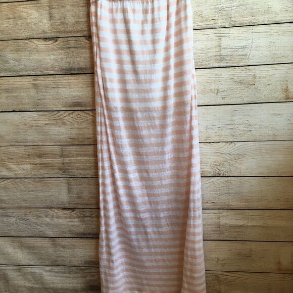 C & C OF CALIFORNIA TUBE MAXI DRESS IN 100% LINEN - Picture 7 of 9